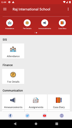 Raj International School Screenshot 2