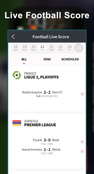 Live Football TV HD Streaming Screenshot 3