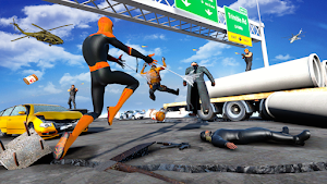 Spider Hero Gangster City Rope Screenshot 1