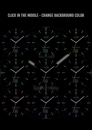 PWW01 - Analog Watch Face Screenshot 3