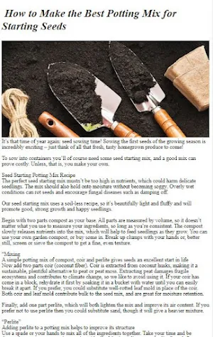 How to Start Seeds & Planting Screenshot 0