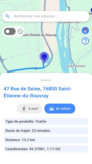 Poubelles Rouen Screenshot 2