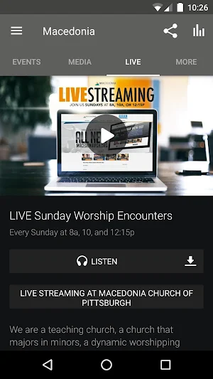 Macedonia Church of Pittsburgh Screenshot 2