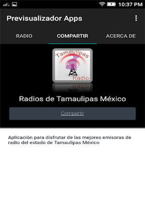 Radio de Tamaulipas México Screenshot 2