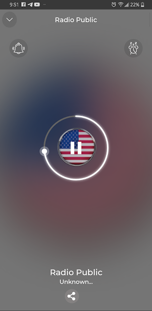 US Radio Public App Radio List Screenshot 0