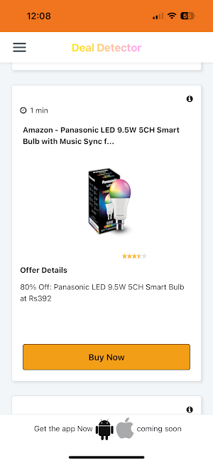 Deal Detector : Save Everyday Screenshot 1
