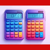 Double Calculator - Colorful