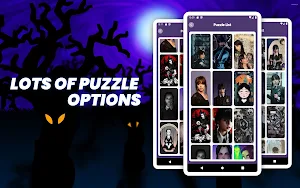 Wednesday Jigsaw Puzzle Game Screenshot 1