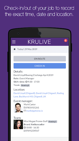 Kru Live Staffing Screenshot 0