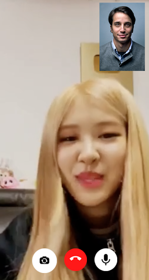 Rose Fake Chat & Video Call Screenshot 1