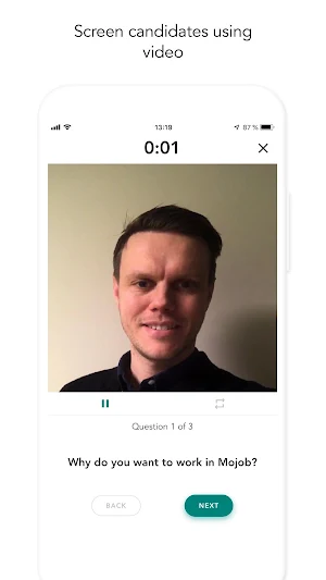 Mojob for business Screenshot 1