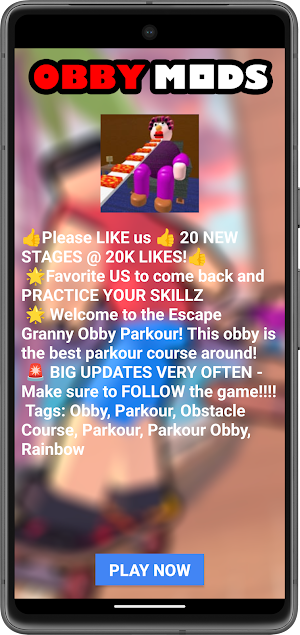 Obby Mods for Rblx Screenshot 1