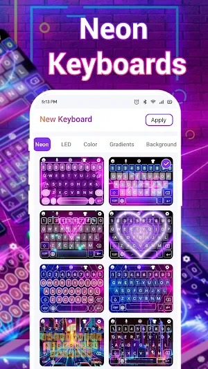 Led Keyboard: RGB Keyboard App Screenshot 1