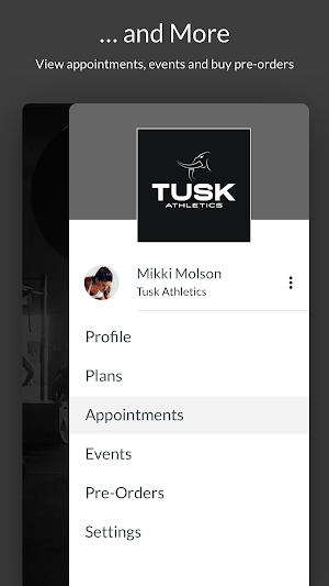Tusk Athletics Screenshot 3