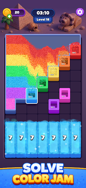 Color Sand: Fill The Blocks Screenshot 3