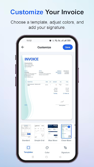 VoiceInvoicer: Invoice Maker Screenshot 2