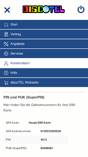 discoTEL  Servicewelt Screenshot 3