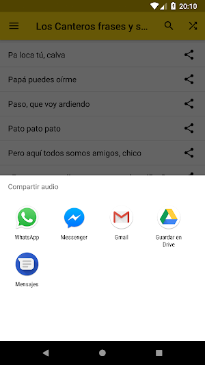 Los Canteros: Frases y sonidos Screenshot 2