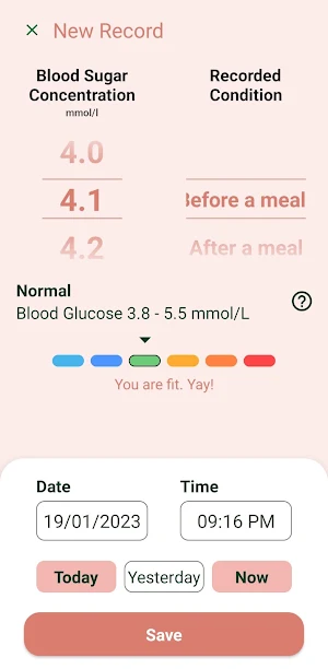 Diabetes Tracker: Blood Sugar Screenshot 0