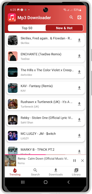 MP3 Downloader, Music Player Screenshot 1