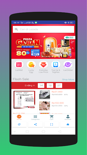 Online Shopping Indonesia - Aplikasi Belanja Screenshot 2