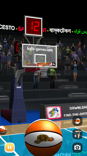 Basketball 3D Shooting Contest, real free shootout Screenshot 0