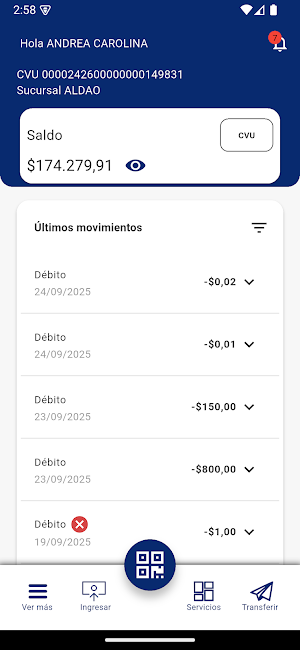 Billetera Mutual Americano Screenshot 1