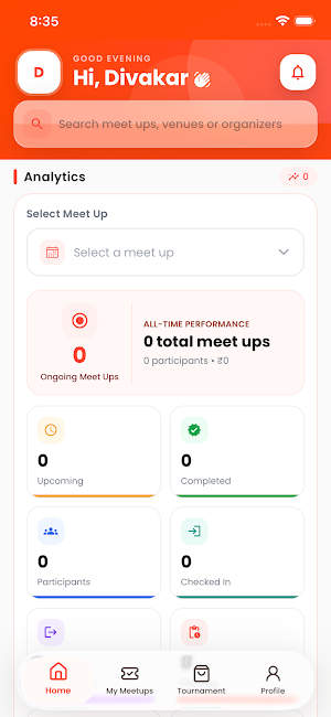 SAM Meetups Screenshot 1