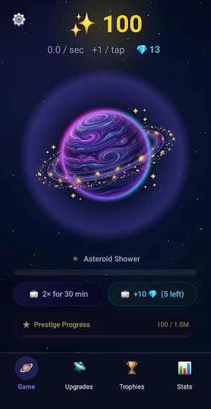 Cosmos Clicker: Idle Galaxy Screenshot 0