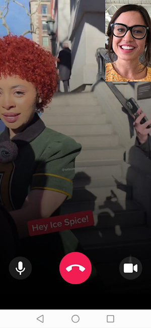 Ice Spice Fake video Call Screenshot 3