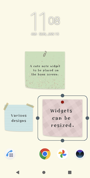 Cute Note Widget Screenshot 1