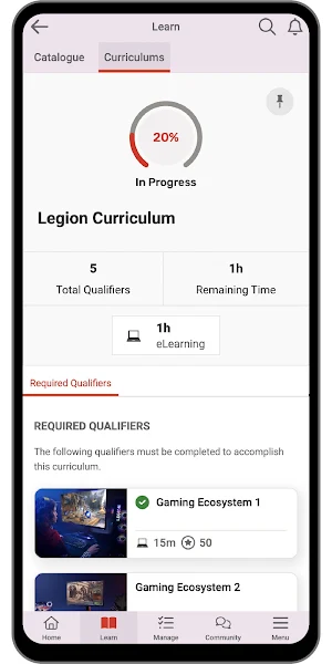 Lenovo Training Portal Screenshot 2