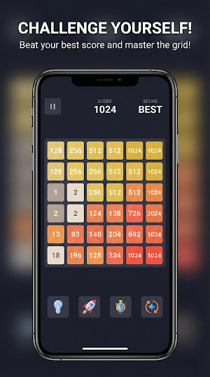 2048 Merge Numbers Puzzle Screenshot 1