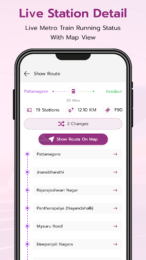 Bangalore Metro - Fare, Routes Screenshot 1