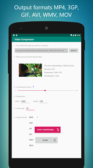 Video Compressor: Reduce Video Size - Shrink Size Screenshot 2