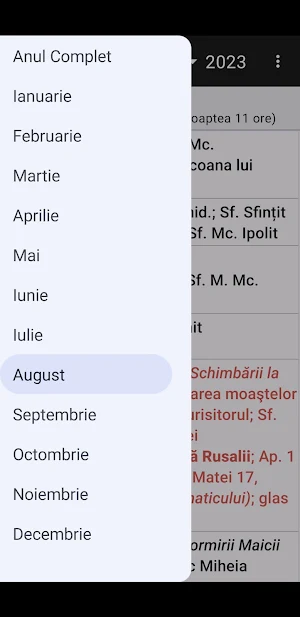 Calendar Ortodox Screenshot 3