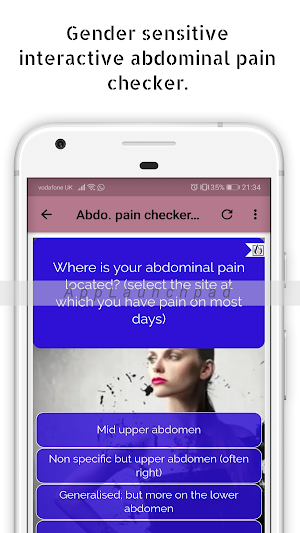 Abdominal Pain Checker Screenshot 1