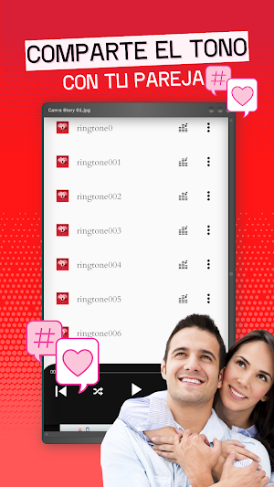 Tono de llamada amor screenshot 2