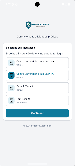 Logbook Digital Screenshot 0