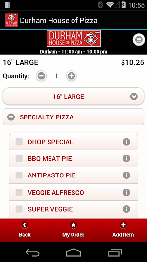 Durham House of Pizza Screenshot 1