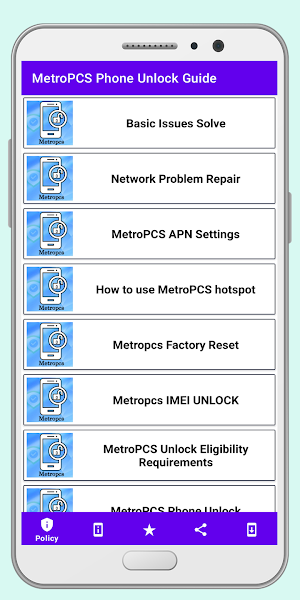 MetroPCS Phone Unlock Guide Screenshot 2