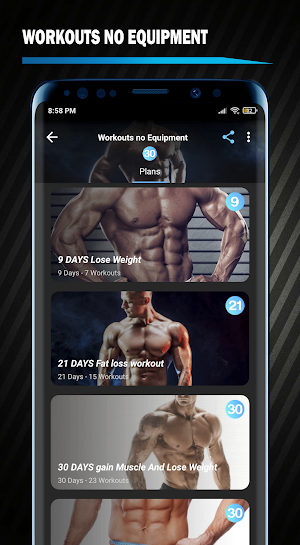 30 Day Fitness - Workout at Home to Lose Weight Screenshot 1
