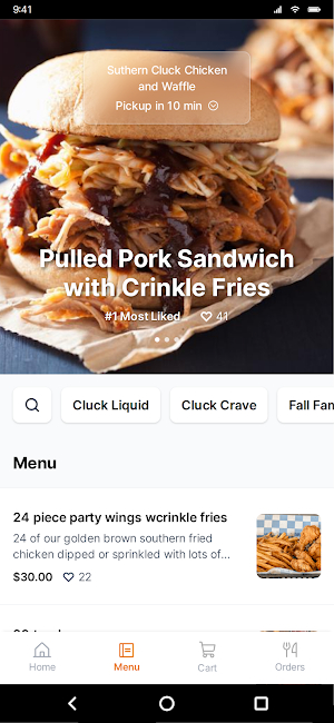 Suthern Cluck Chicken Screenshot 1