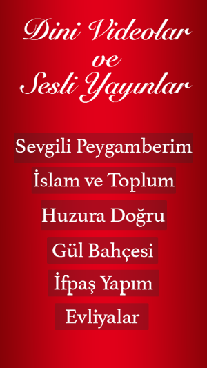 Dini Videolar & Sesli Yayınlar Screenshot 0