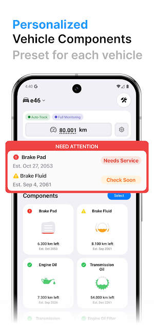 RideCheck: Vehicle Maintenance Screenshot 1