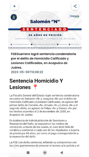 FGE del Estado de Guerrero Screenshot 1