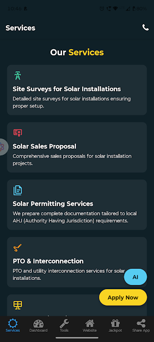 Solar Design Services Screenshot 1