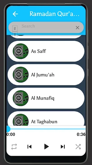 Ramadan Quran Mp3 Screenshot 1