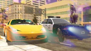 Crime Cars Mafia Street Driver War: Gangster Games Screenshot 0