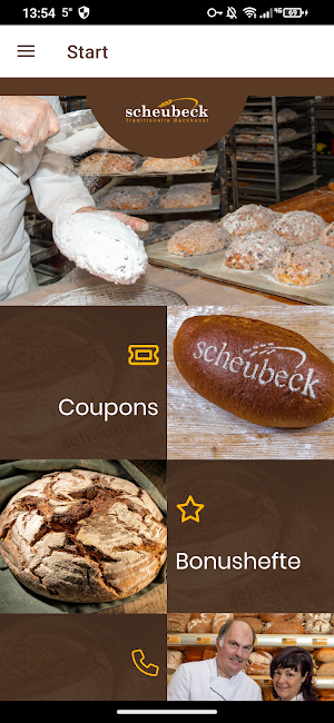 Bäckerei Konditorei Scheubeck Screenshot 1